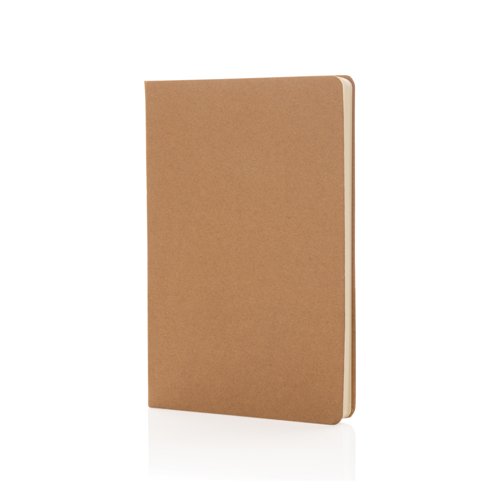 A5 hardcover notebook - brown (± PMS 728)