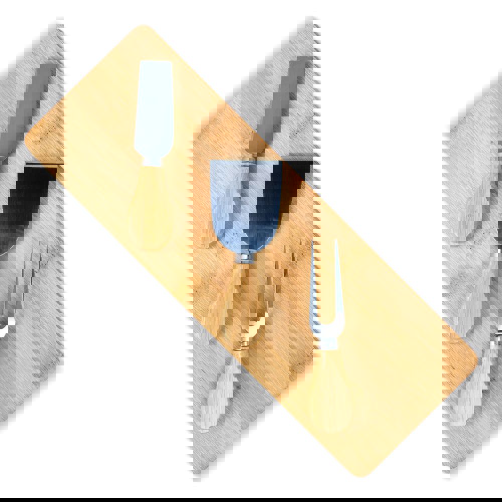 3er Bambus-Käse-Servier-Set