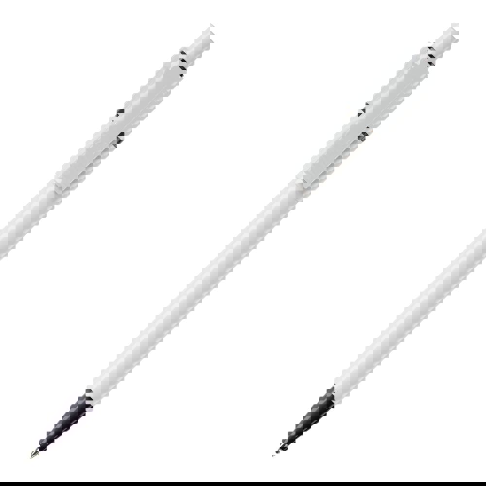 Ball pen Baron hardcolour (RX210 refill) - White / Black