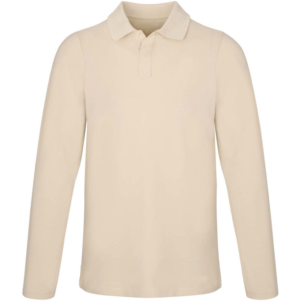Calgary 180 g/m² herenpolo met lange mouwen