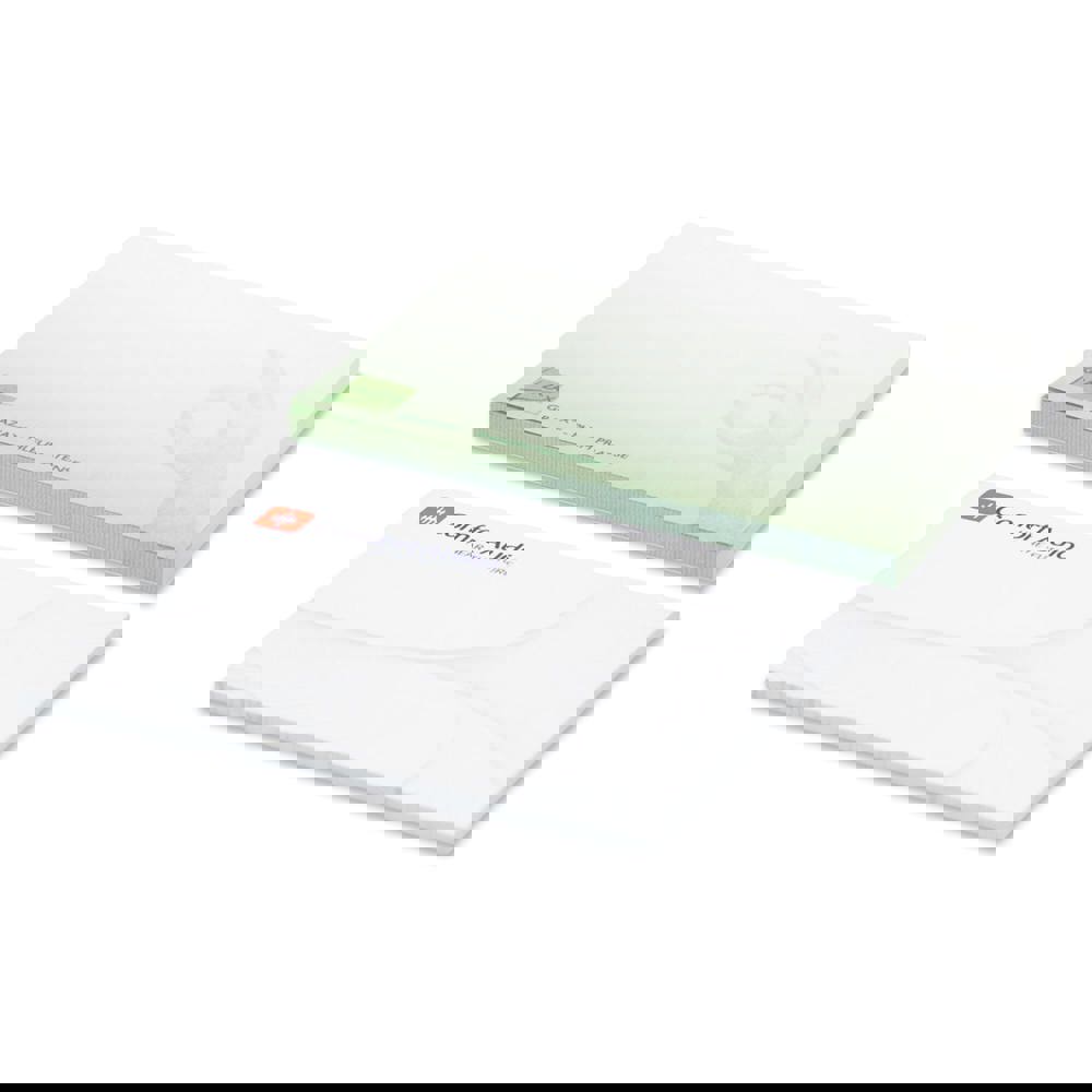 100 adhesive notes, 100x72mm, full-colour