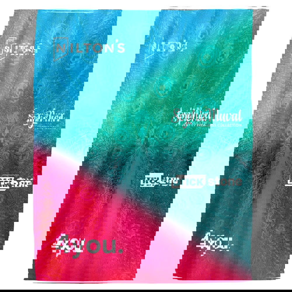 Sherpa sublimation fleece plaid 150x120 cm, 450 gr/m²