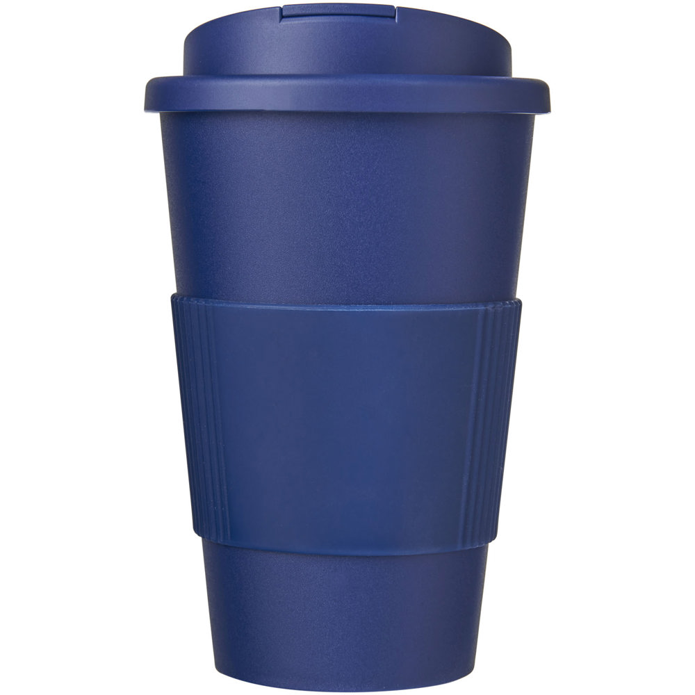 Americano® 350 ml tumbler with grip & spill-proof lid