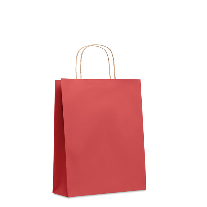 PAPER TONE M - Medium Gift paper bag 90 gr/m² - Red