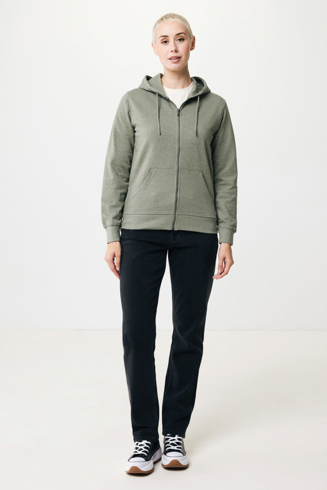 IQONIQ Abisko recycled cotton zip through hoodie
