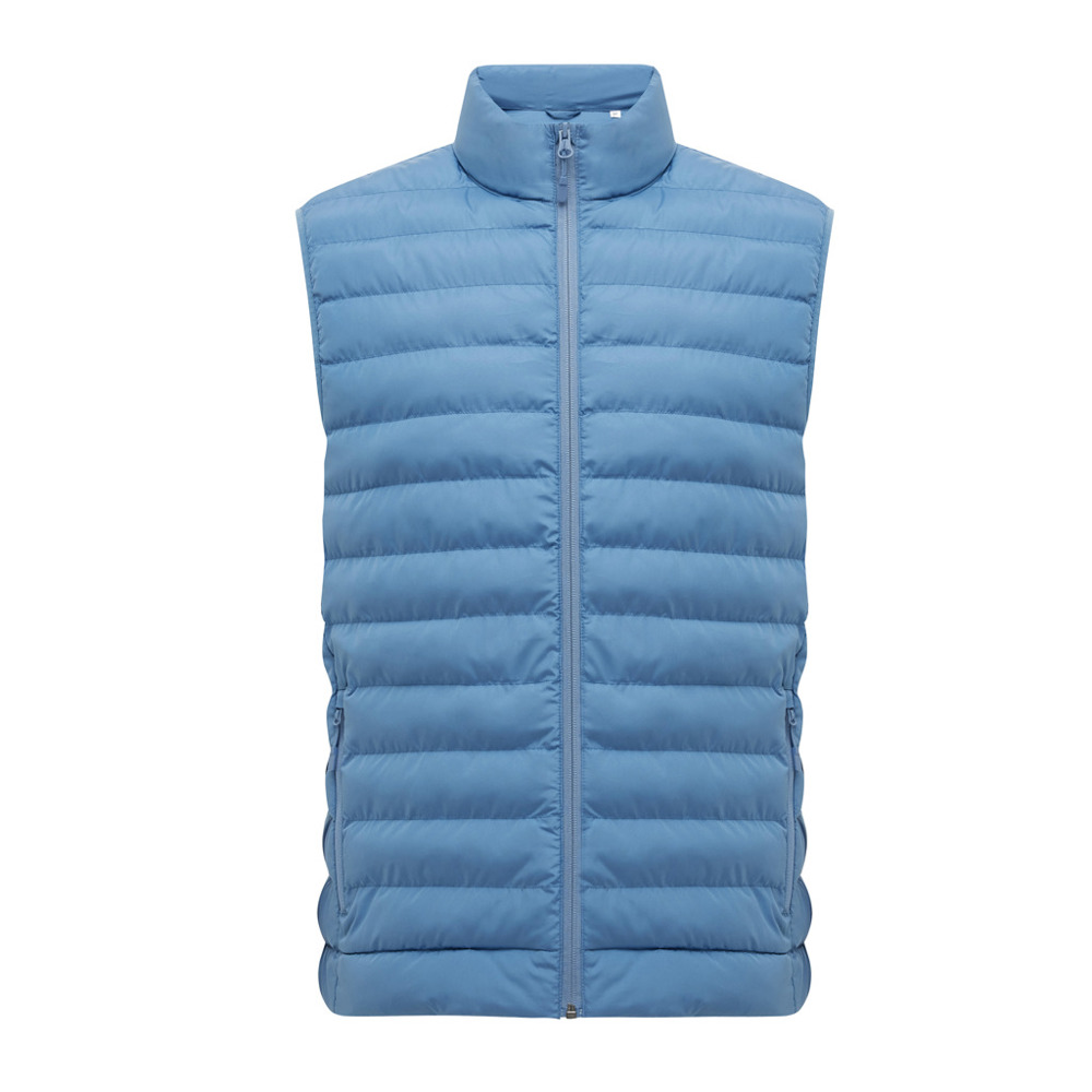 IQONIQ Meru men recycled polyester bodywarmer - Moon blue (± PMS 17-4029 TCX)