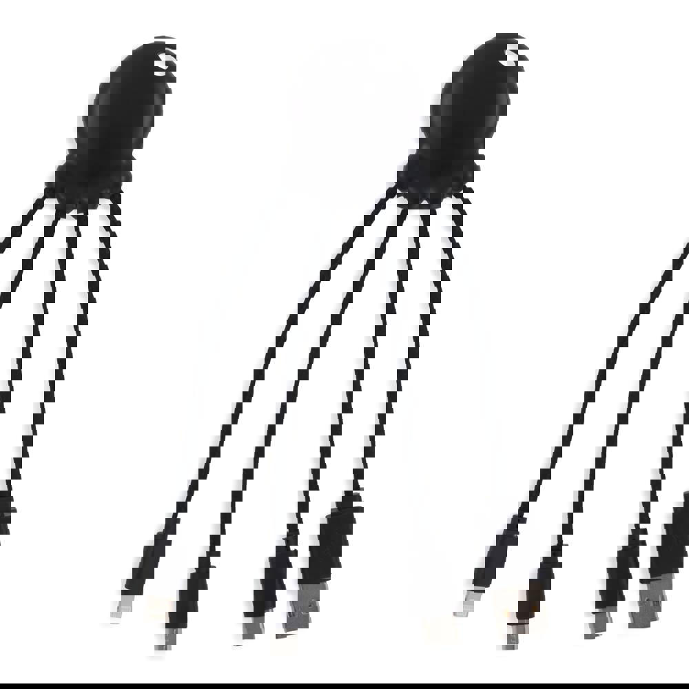 2087 | Xoopar Eco Octopus Charging cable - Black