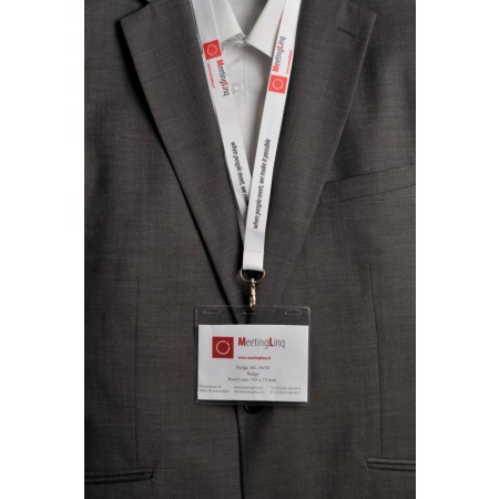 Badgehouder, A7 formaat 3 sleuven. 