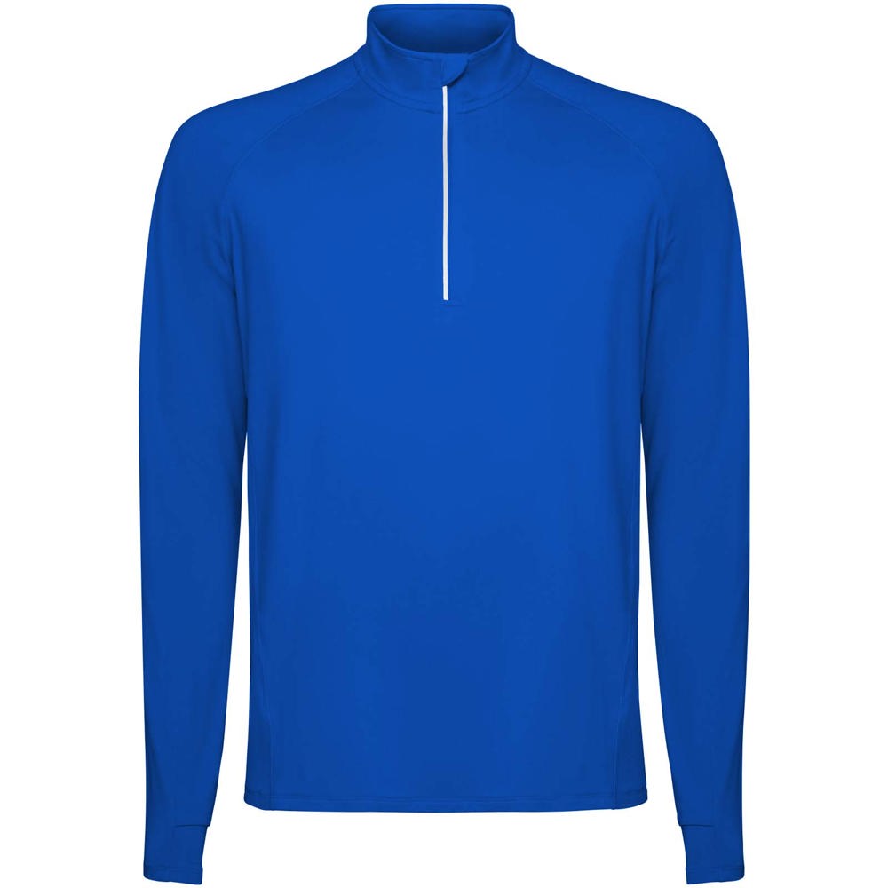 Estambul long sleeve men's half zip sweatshirt - Royal blue