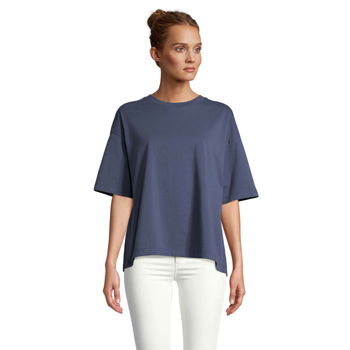 BOXY WOMEN - BOXY WOMEN T-SHIRT OVERSIZE - Denim