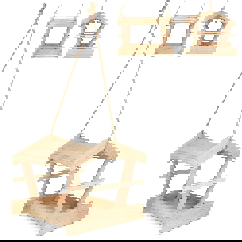 Houten Vogelvoederhuisje FSC