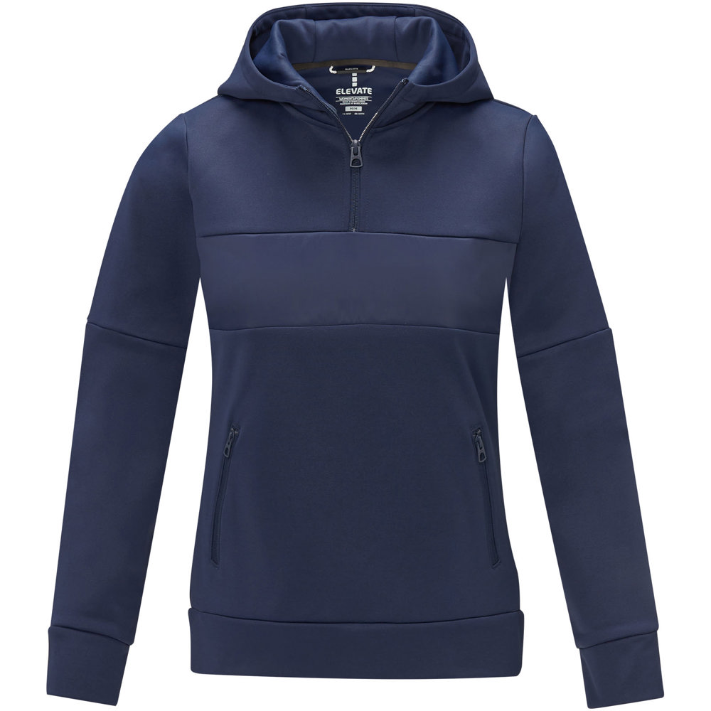 Sayan women's half zip anorak hooded sweater
