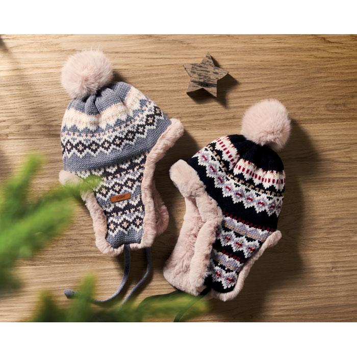 YULONG - Gebreide muts met oorflap