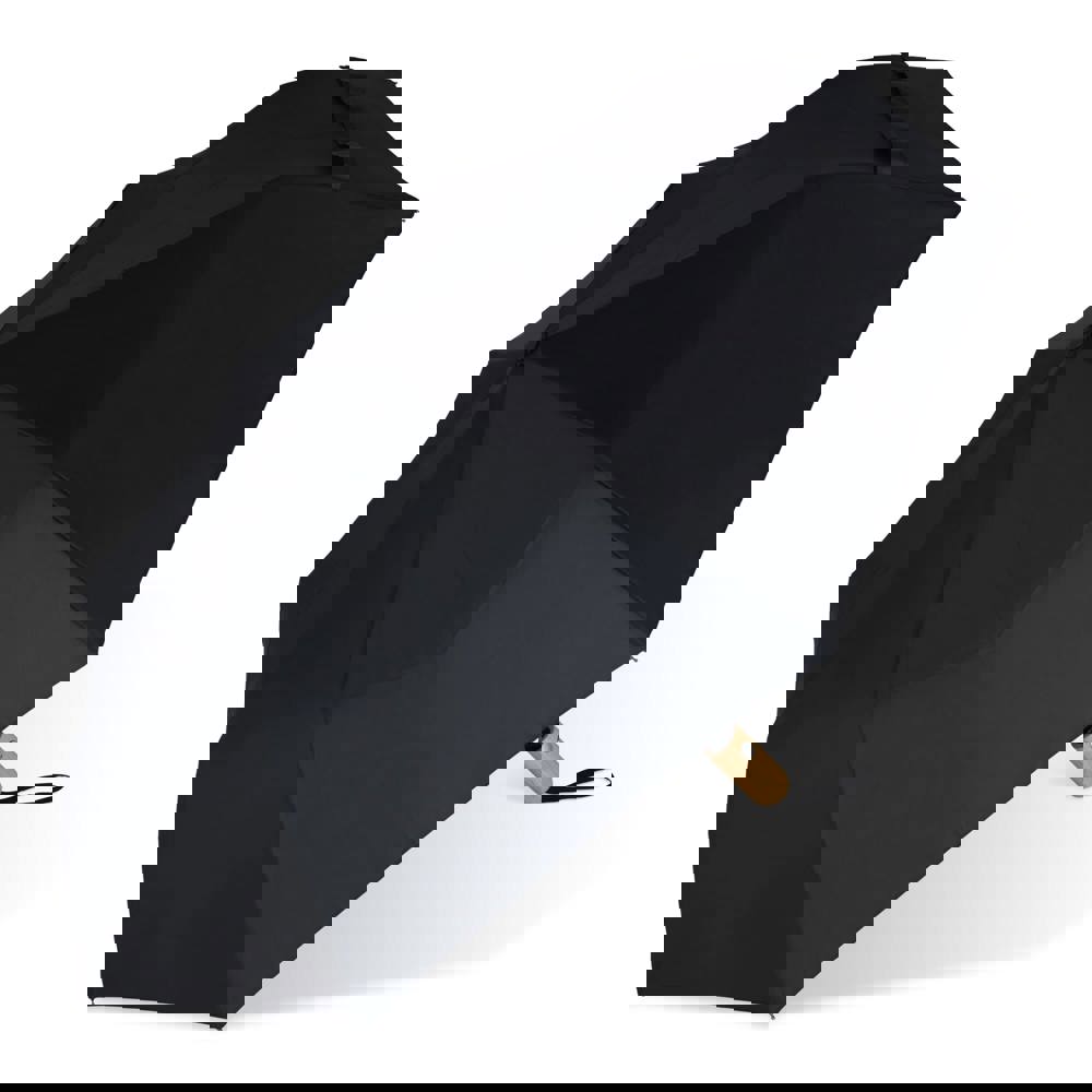 Foldable umbrella 21” R-PET auto open - Black