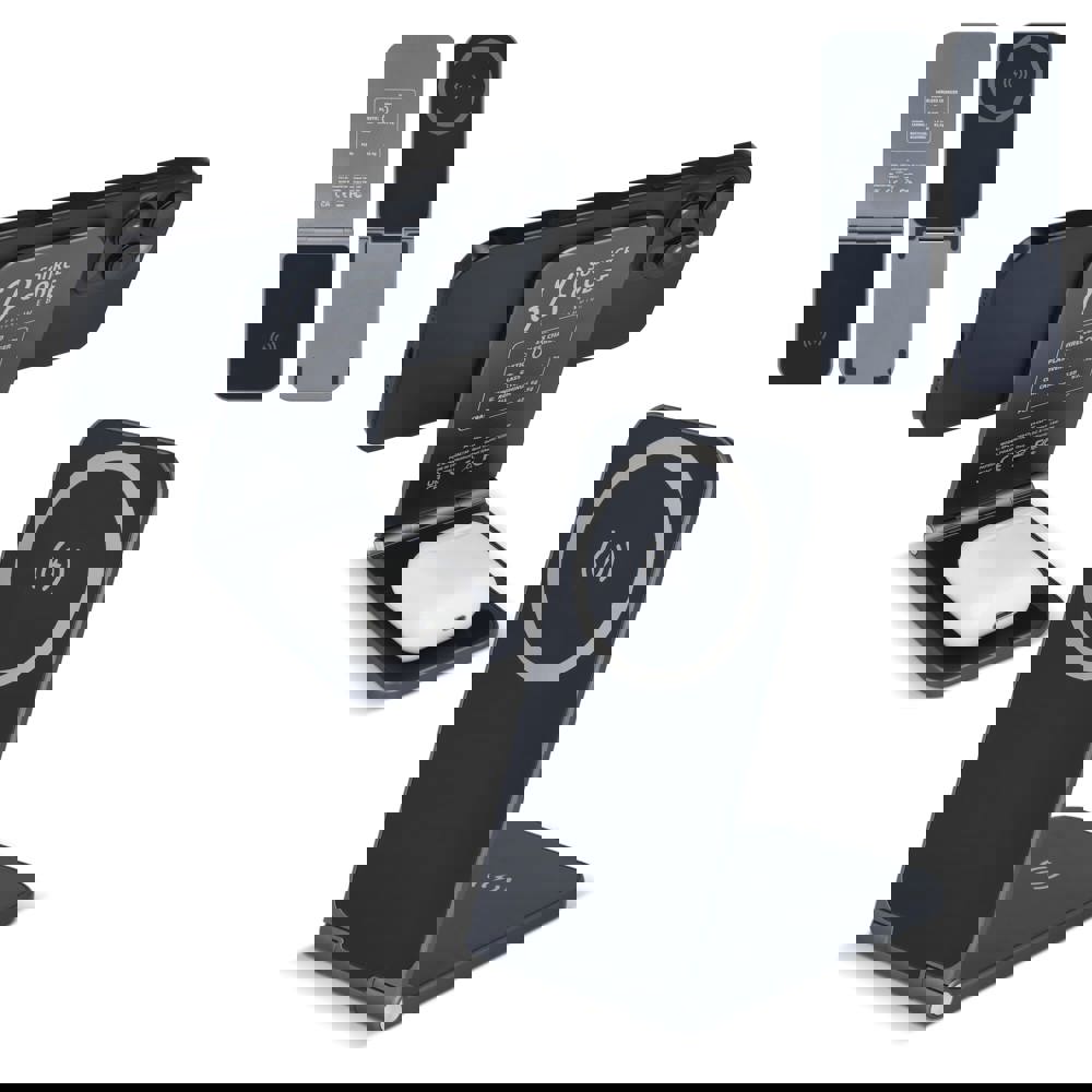 2255 - Xoopar Zero 2 in 1 Wireless Charger Compatible with MagSafe