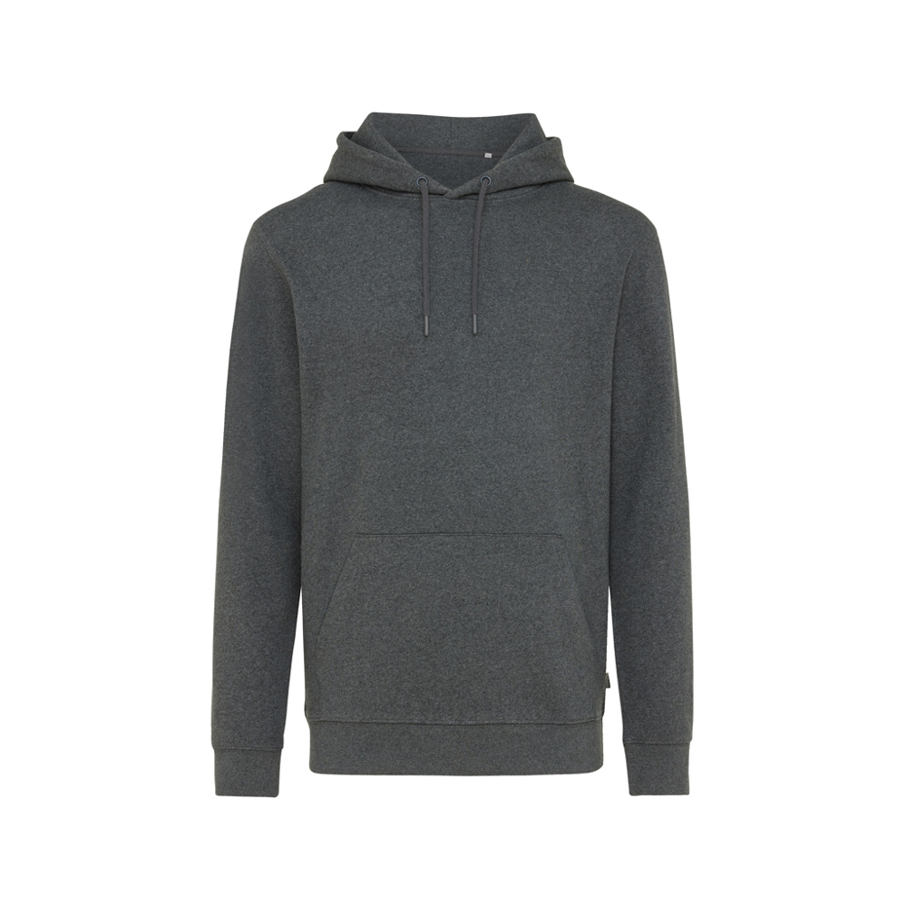 IQONIQ Torres recycled cotton hoodie undyed - heather anthracite (± PMS heather anthracite)