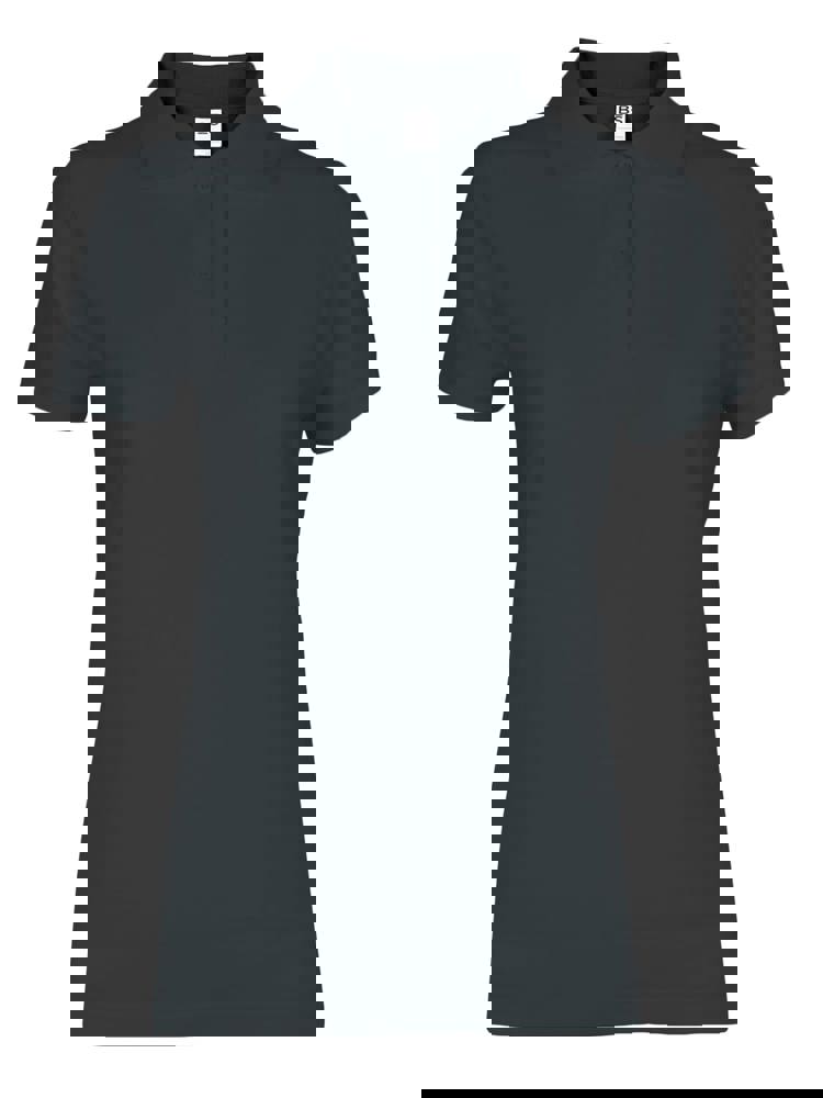 BS Evolution women's polo, 180 gr/m² - Dark grey (PMS 7540C)