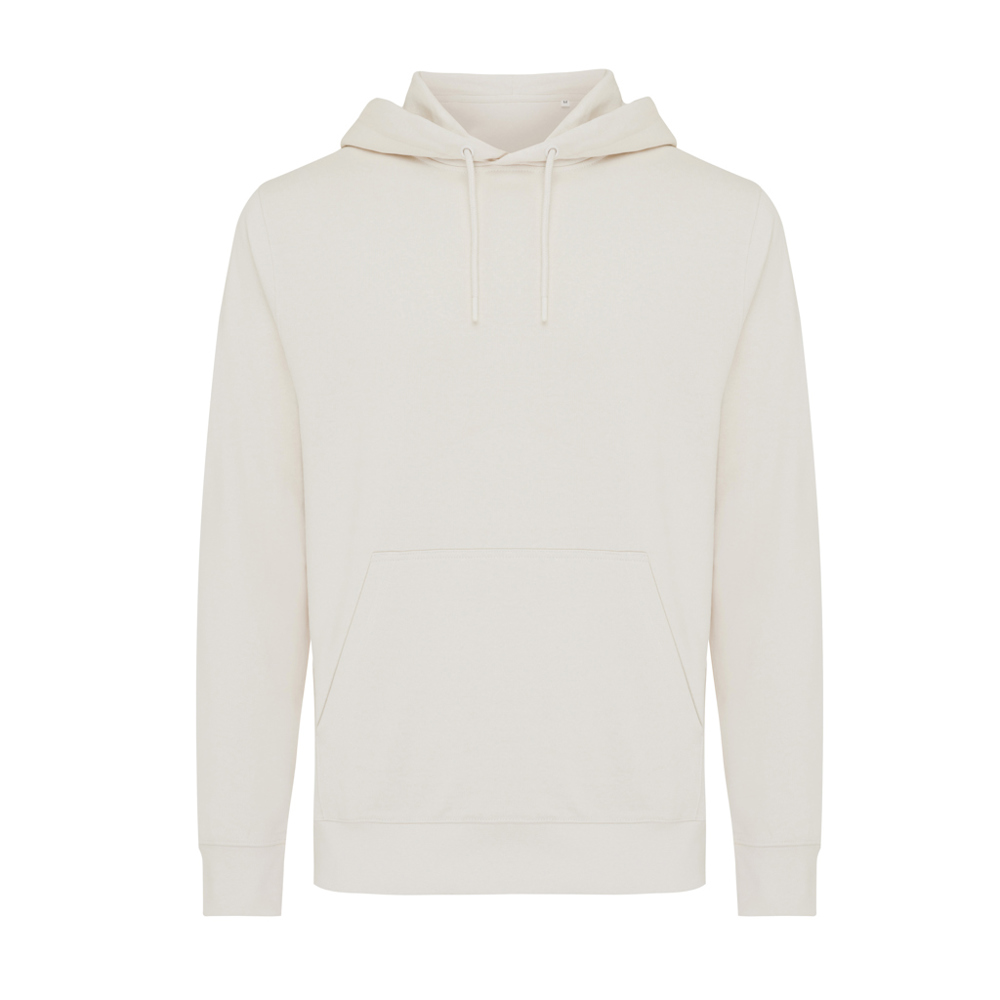 IQONIQ Rila lightweight recycled cotton hoodie - ivory white (± PMS 12-2103 TCX)