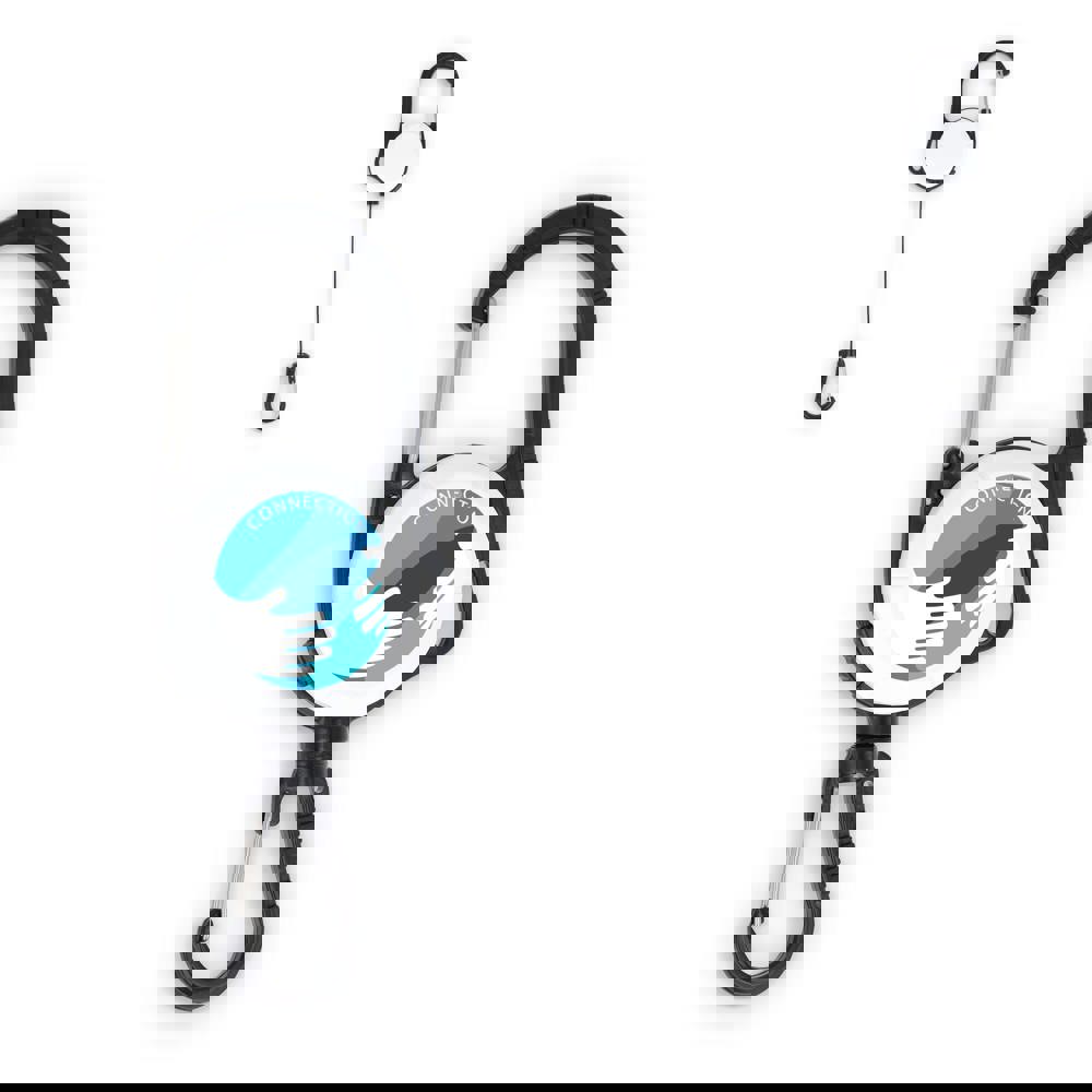 2-weg Karabijnhaak Kaarthouder