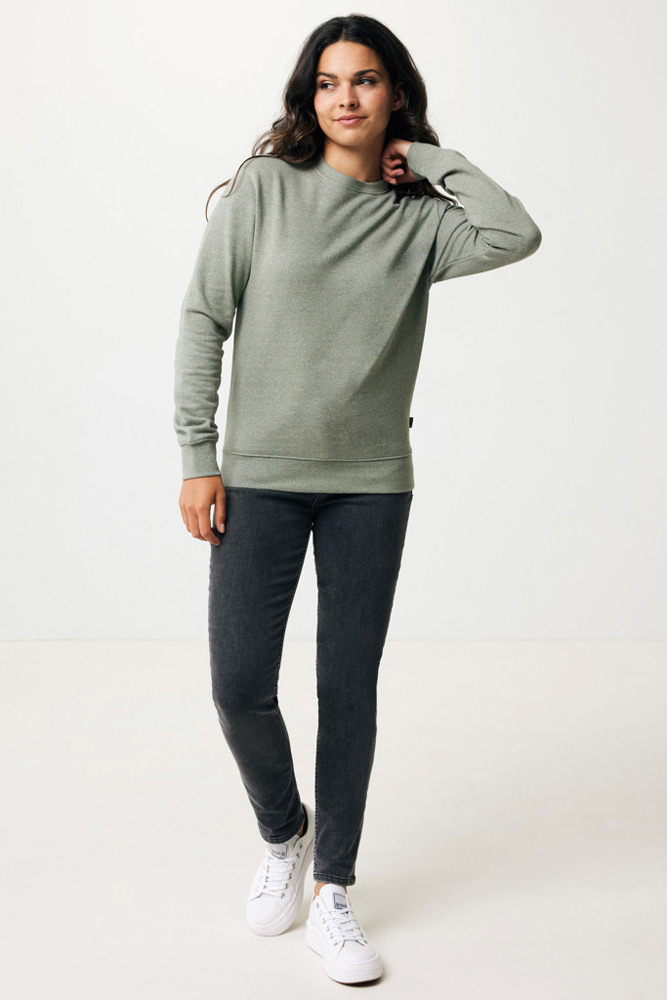 IQONIQ Denali recycled cotton crew neck undyed