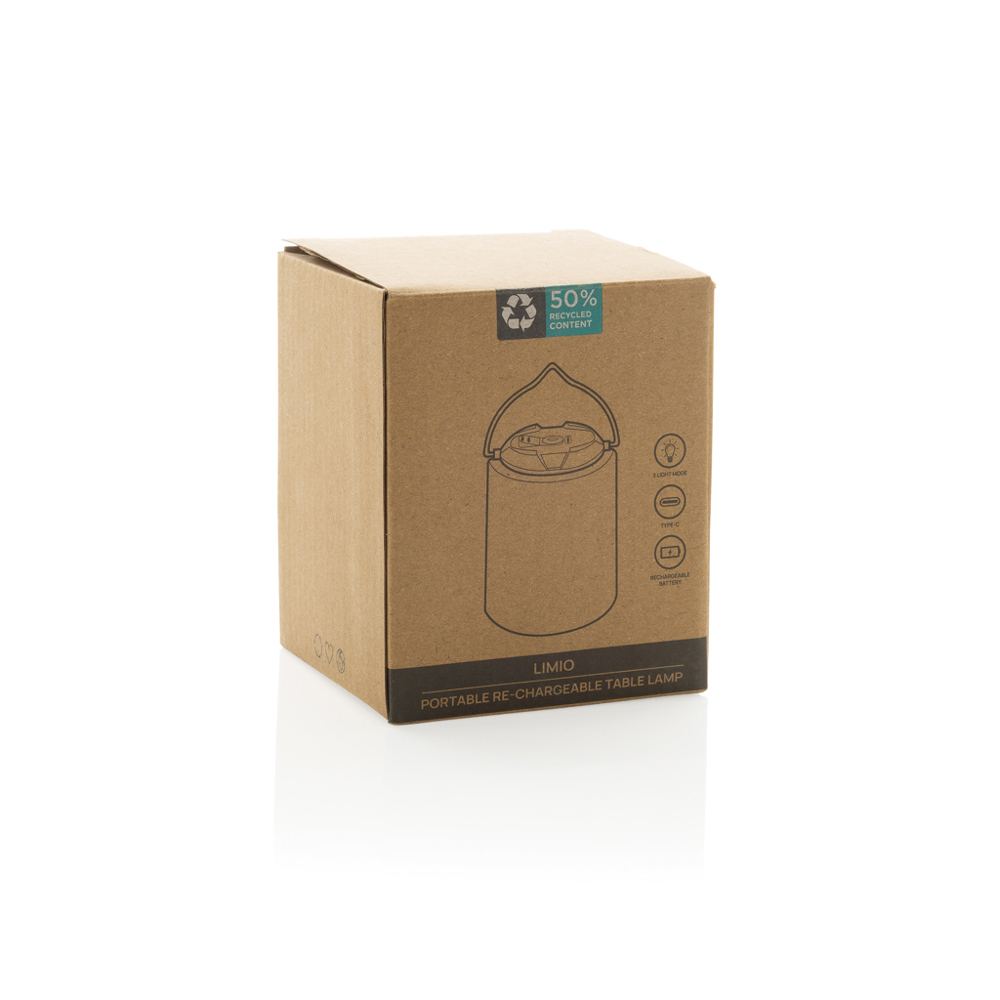 Limio RCS rplastic draagbare oplaadbare tafellamp