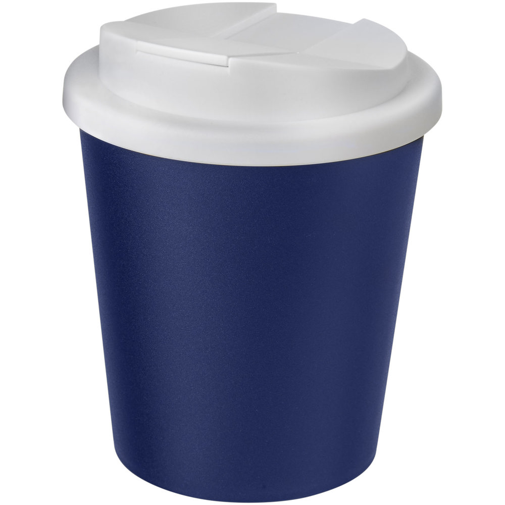 Americano® Espresso 250 ml tumbler with spill-proof lid - Blue, White