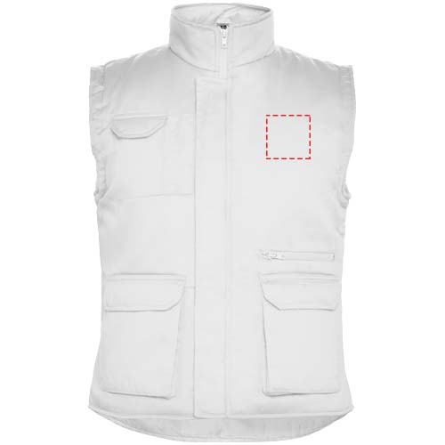 Almanzor multifunctionele werkbodywarmer met hoge kraag