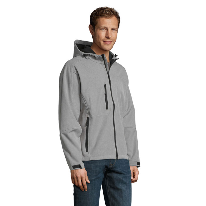 REPLAY MEN - REPLAY MEN HOODED SOFTSHELL