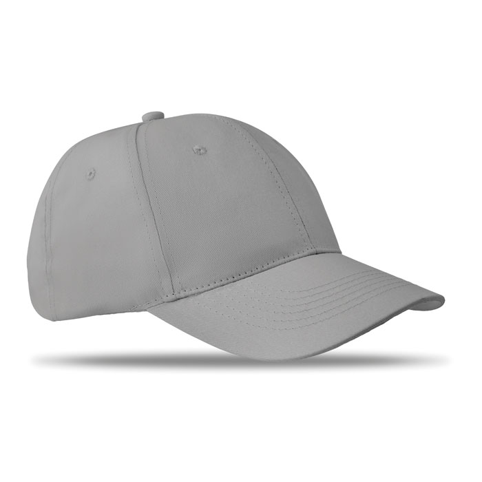 BASIE APOLLO - Baseball cap 6 panels 160g/m² - grau