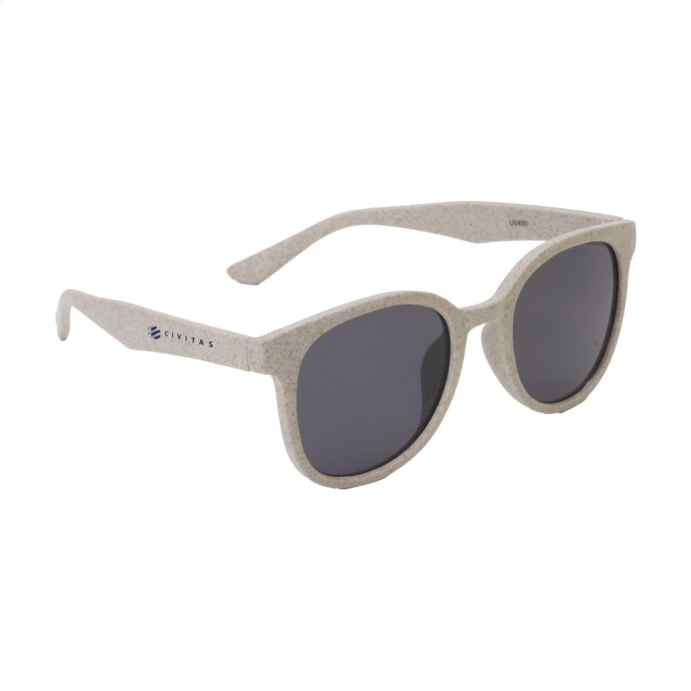 Eco Wheatstraw tarwestro zonnebril - naturel