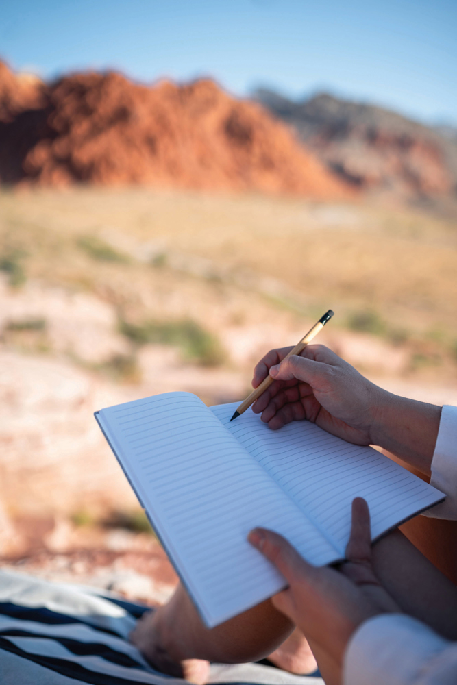 Bambus Infinity-Stift mit Radiergummi