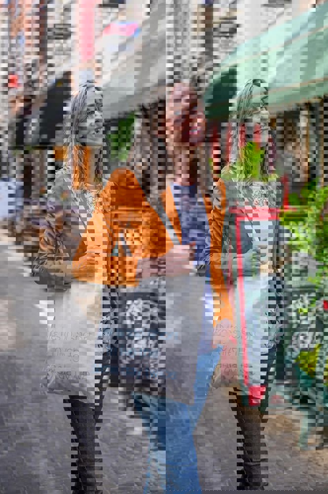 Baumwolltasche mit langen Henkeln, 140 gr/m²