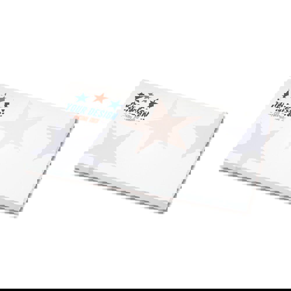 100 adhesive notes, 125x72mm, full-colour