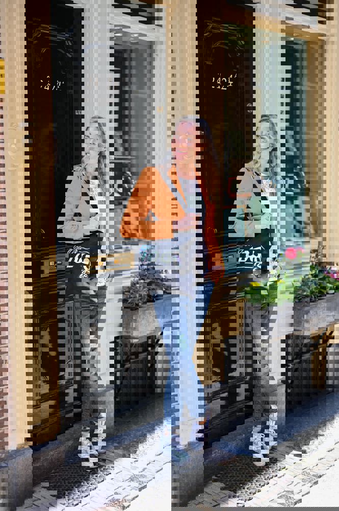 Baumwolltasche mit langen Henkeln, 140 gr/m²