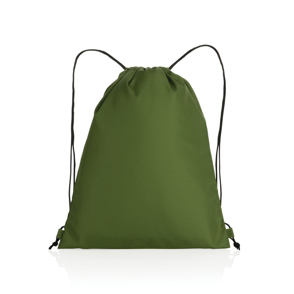 Impact AWARE™ RPET 190T drawstring bag - green (± PMS 5753)