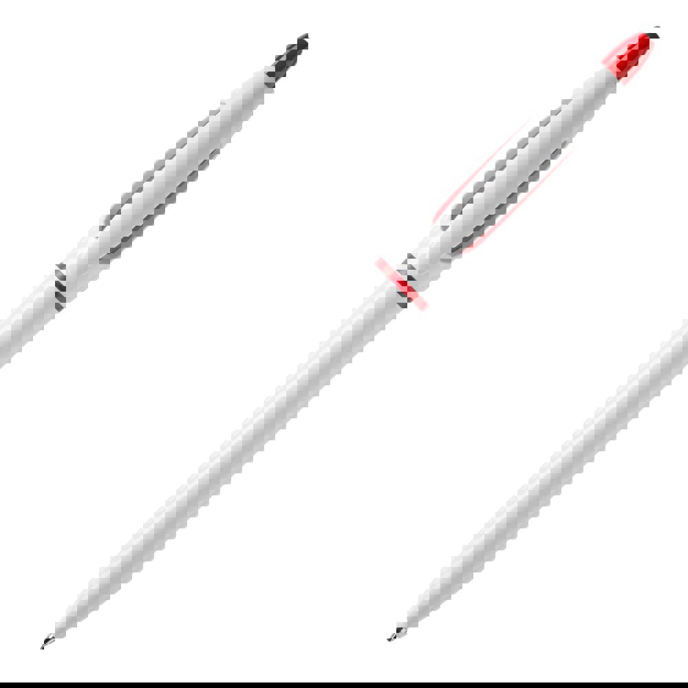 Ball pen S! hardcolour - White / Red