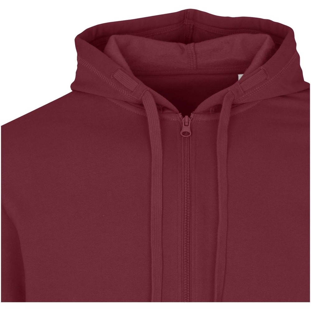 Jasper 280 g/m² unisex full-zip hoodie van OCS gerecycled organisch katoen