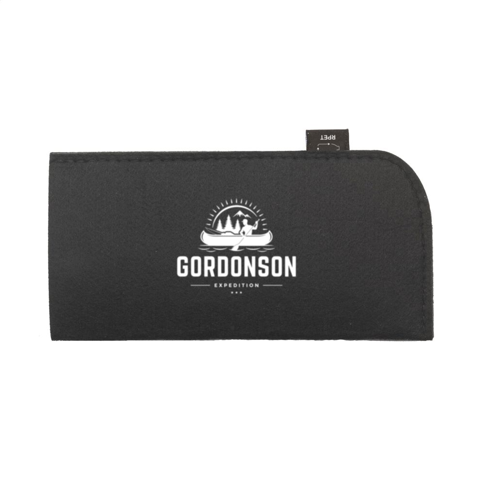 Feltro GRS RPET Pouch Brillen-Etui - schwarz