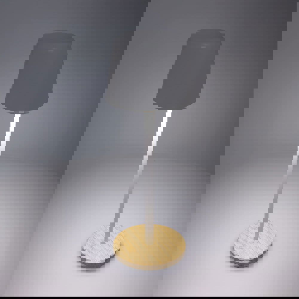 Solis Dimbare Tafellamp met Bamboe basis