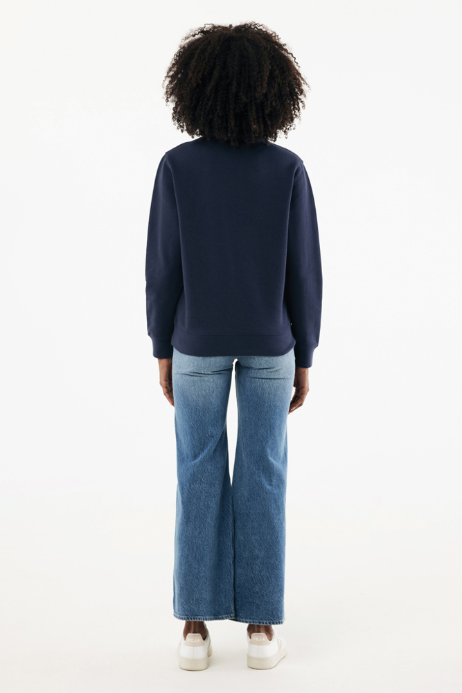 IQONIQ Elgon recycled cotton quarter zip sweater