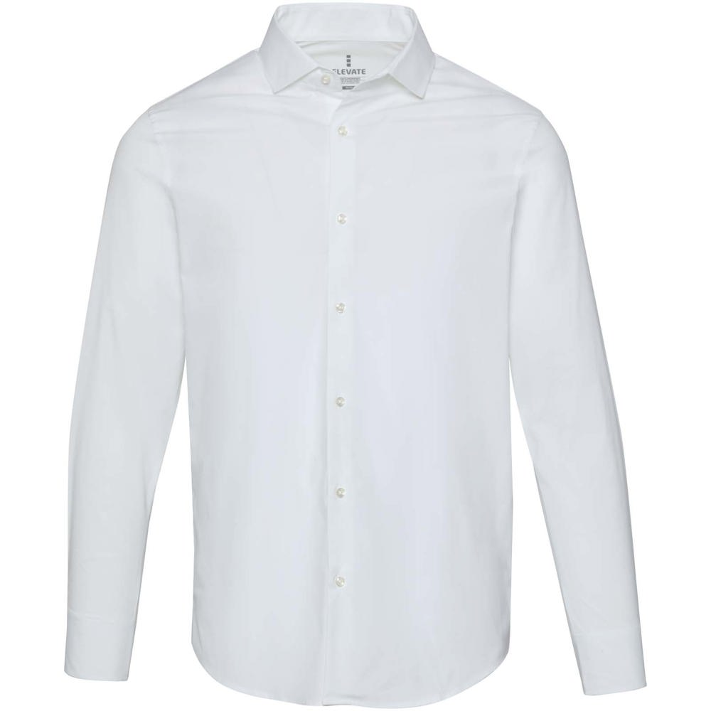Carnelian poplin men's shirt