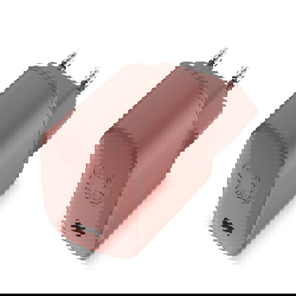 2WC20 I Fresh &amp; Rebel USB-C Mini Charger USB-C PD // 20W - Light Red