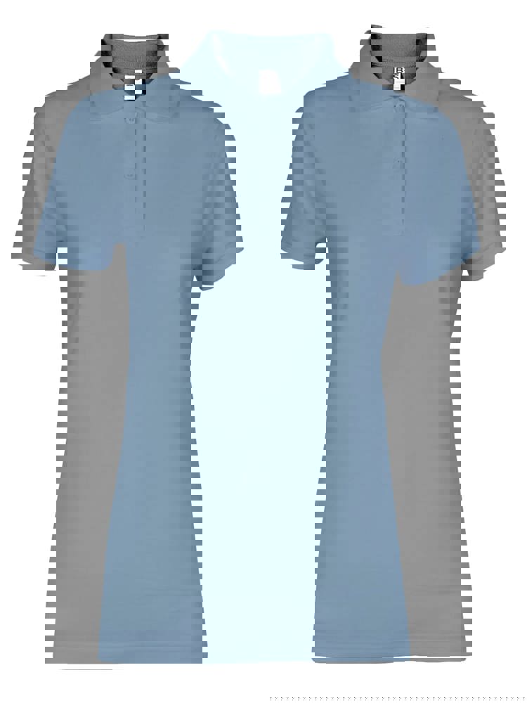 BS Evolution women's polo, 180 gr/m² - Mid-blue (PMS 2157C)