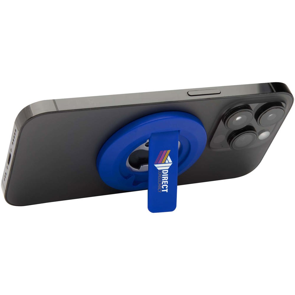 Ain recycled plastic magnetic phone stand with bottle opener 