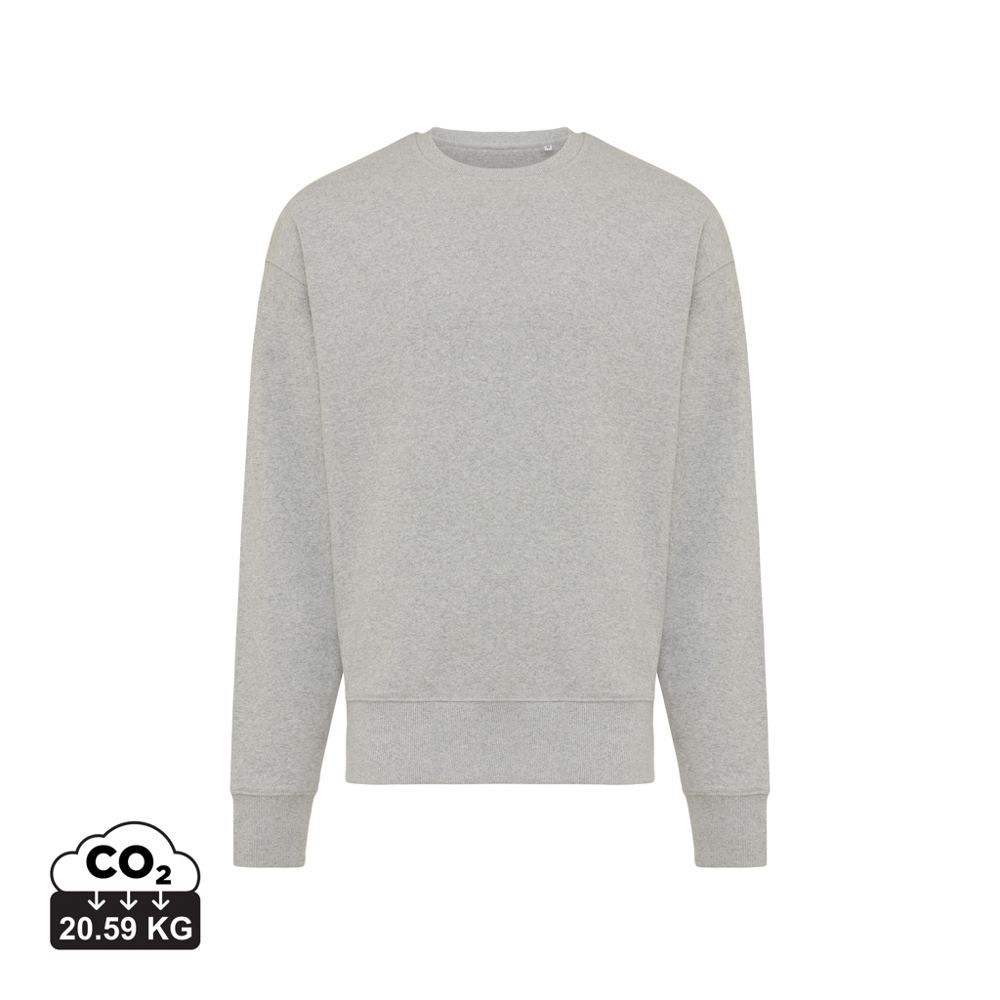 IQONIQ Kruger Relax-Rundhals-Sweater aus recycelt. Baumwolle