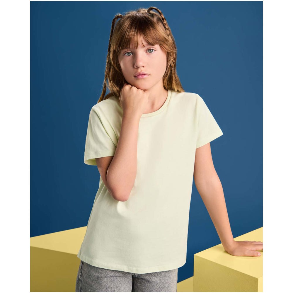 Breda biologisch katoenen kindershirt met korte mouwen