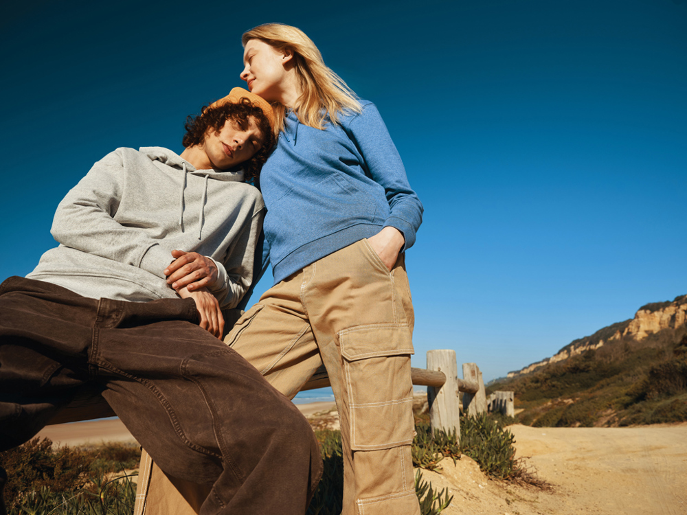 IQONIQ Torres recycled cotton hoodie undyed