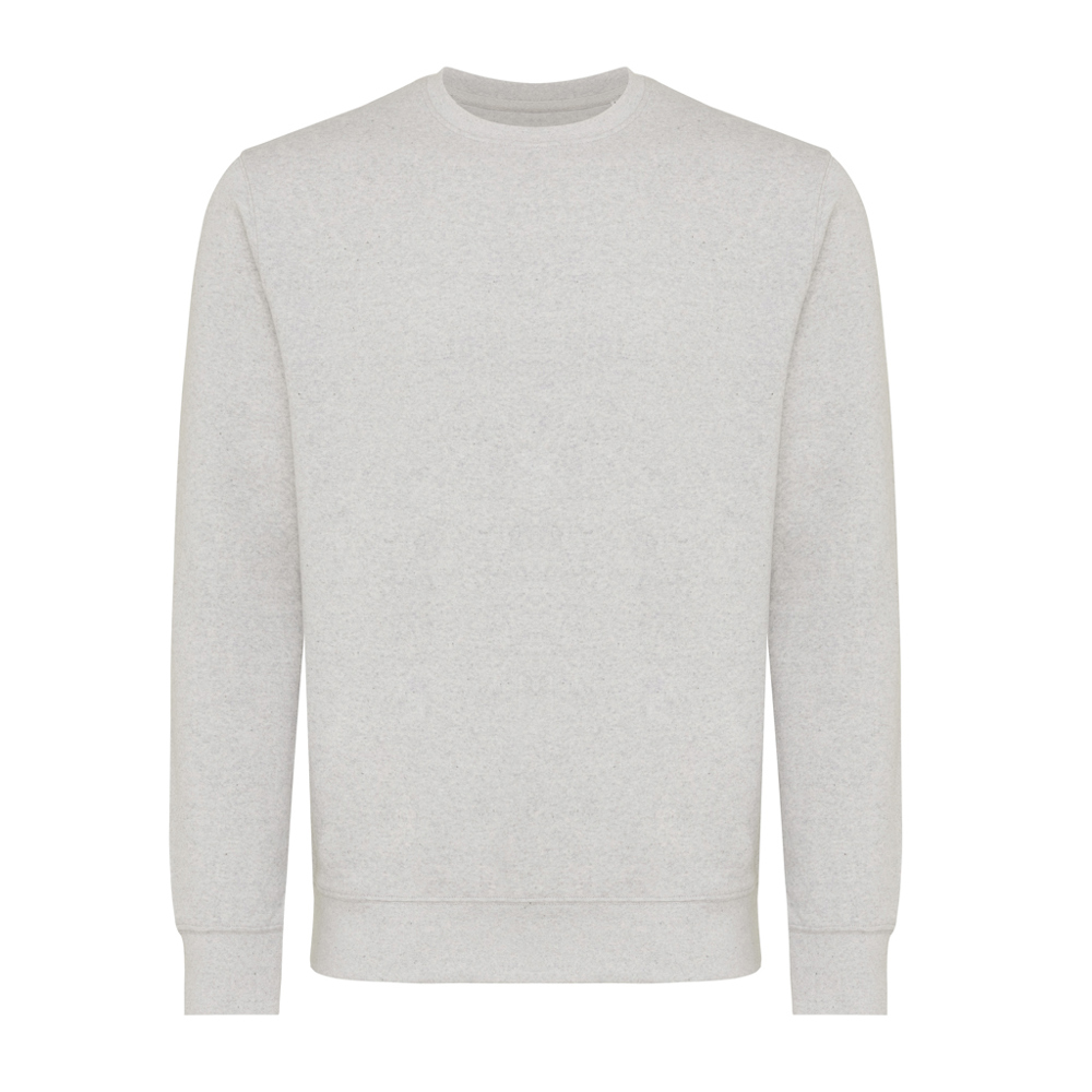 IQONIQ Etosha lightweight recycled cotton crew neck - light heather grey (± PMS light heather grey)