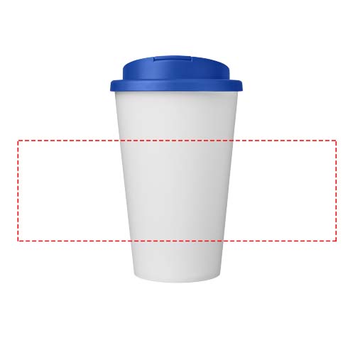 Americano® Eco 350 ml gerecyclede beker met spill-proof deksel
