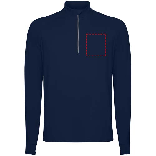 Estambul long sleeve men's half zip sweatshirt